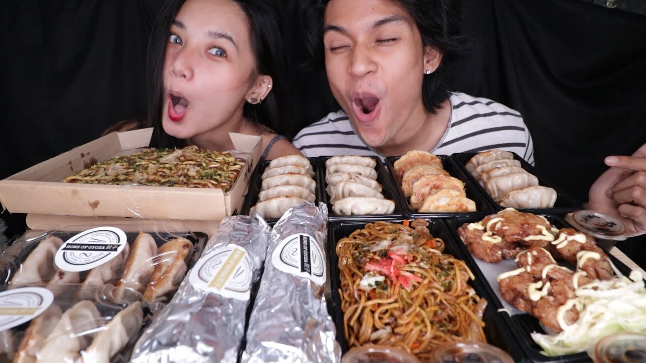 Yakisoba, Okonomiyaki, Gyoza, Karage, Yakiniku Roll MUKBANG!!!