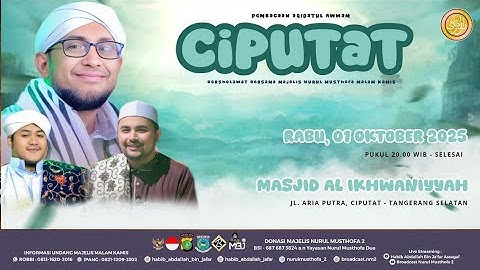 🔴LIVE! Majelis Nurul Musthofa Aqidatul Awwam | Rabu, 1 Oktober 2025 | Masjid Al Ikhwaniyah, Ciputat