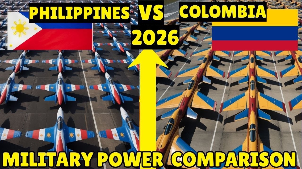 Philippines vs Colombia Military Power 2026 latest: – Full Army Strength Comparison, Who is best?