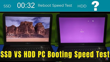 SSD vs HDD Windows 10 Booting Speed Test | Startup and Rebooting Speed Test