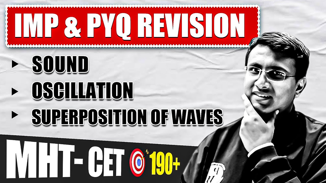 SOUND, OSCILLATION AND SUPERPOSITION OF WAVES in One Shot | Physics ...