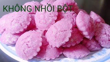 BÁNH BÒ LÁ CẨM KHÔNG NHỒI BỘT VẪN NHIỀU RỄ TRE : CÁCH LÀM BÁNH BÒ LÁ CẨM HLNN