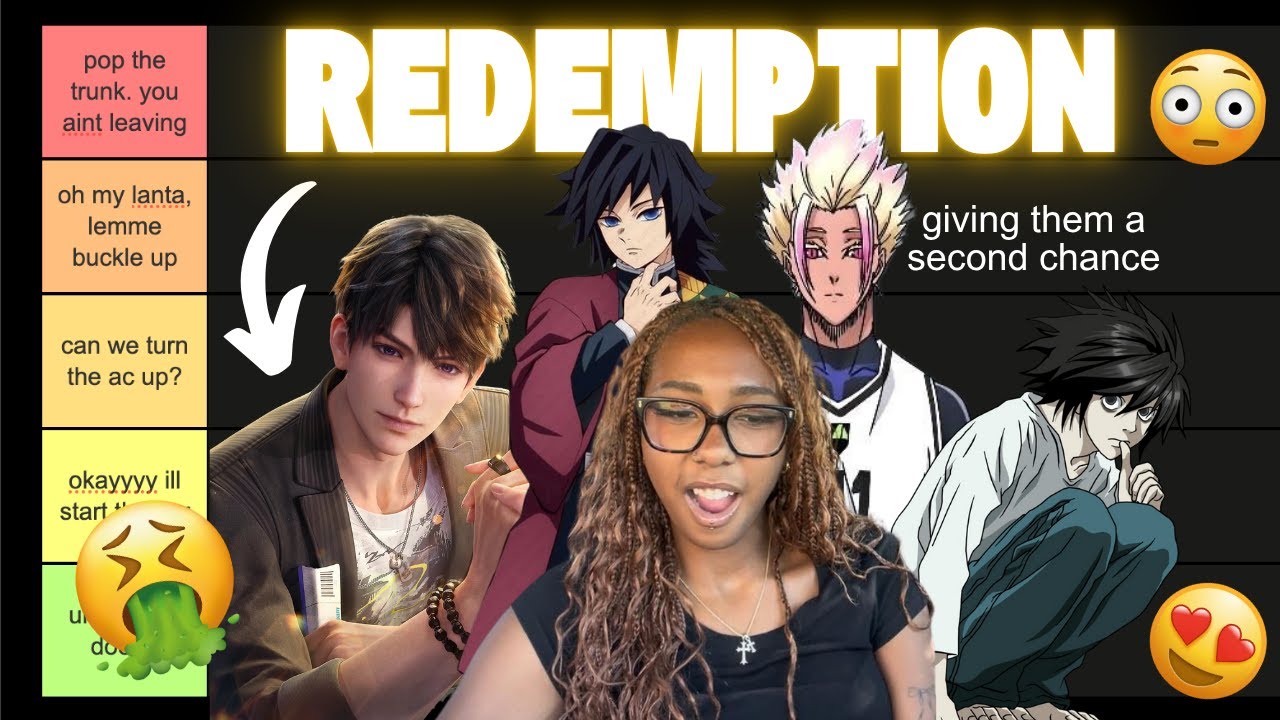 TRAPPED with SHIDOU...AGAIN | | tier ranking your CHARACTER EDITS (REDEMPTION)