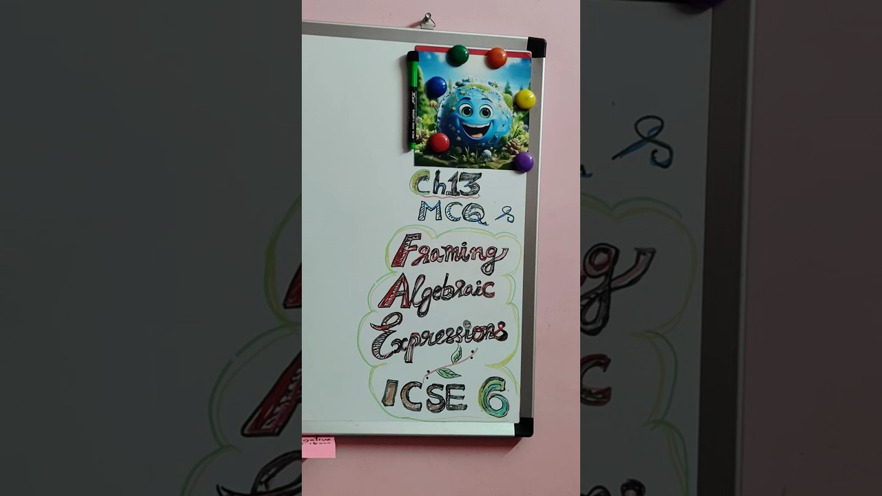 MCQ(1) Framing Algebraic Expressions