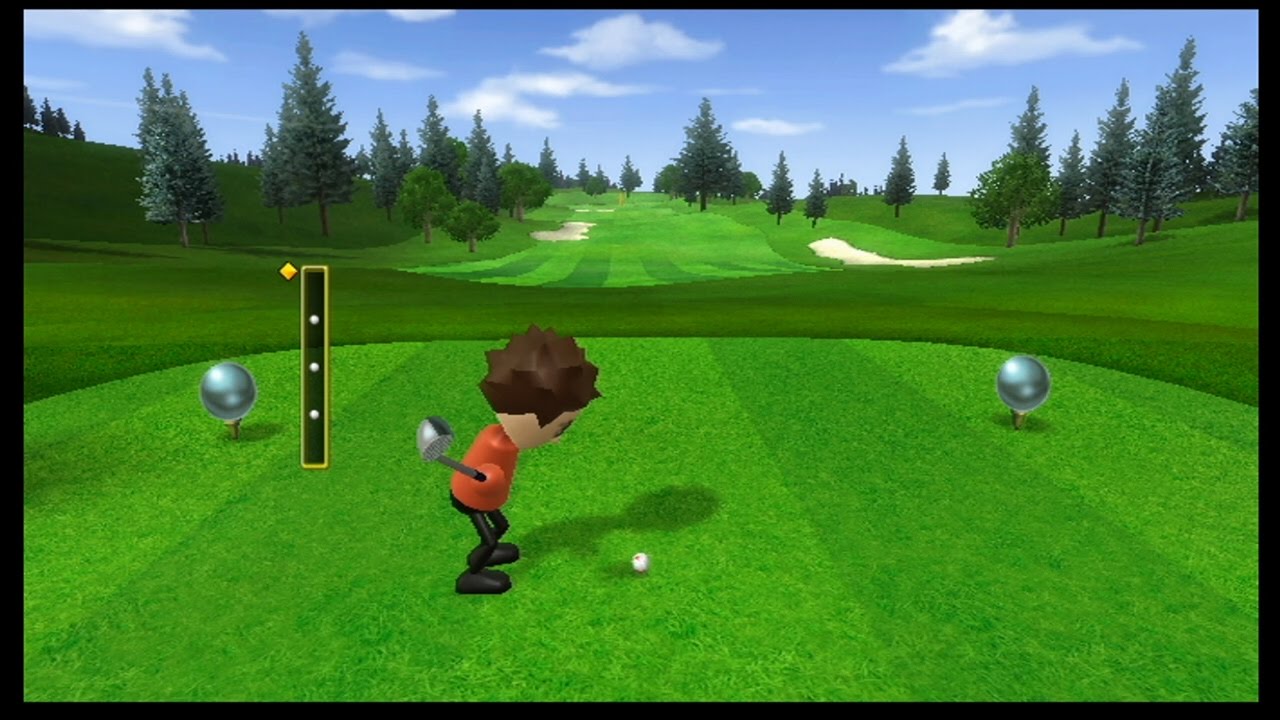 Wii Sports Wiiスポーツのゴルフで遊んでみた Play Golf Youtube