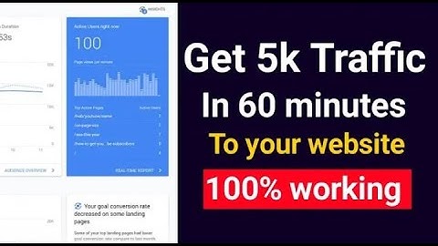 50k Traffic Per Day | New Traffic Bot 2020 | Get Traffic On Website Or Blogger Free