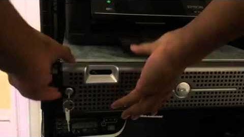 starting up the Dell PowerEdge 2950 after four months