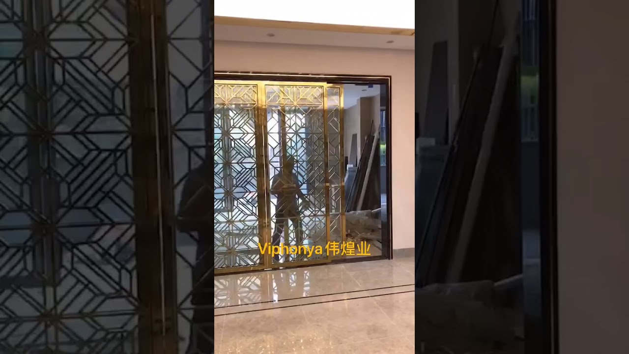 Stainless Steel Room  Partition Screen Divider - Tile trim Factory (Viphonya Metal)