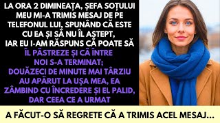 Download Lagu La 2 Dimineața, Șefa Soțului Meu a Spus \ MP3