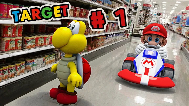 Super Mario goes to Target (Part 1) | Super Mario Bros in real life