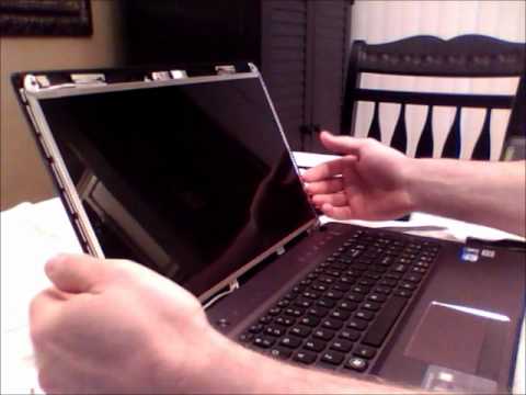 Laptop Screen Replacement / How To Replace Laptop Screen Lenovo IdeaPad Z570