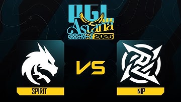Spirit проти NiP | Карта 2 | PGL Astana 2025