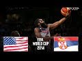 Usa  vs serbia   fiba basketball world cup 2014 final