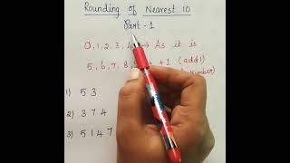 Rounding of Nearest 10 || Just a second || Shortcut Method || Math Trick || Easy To Learn