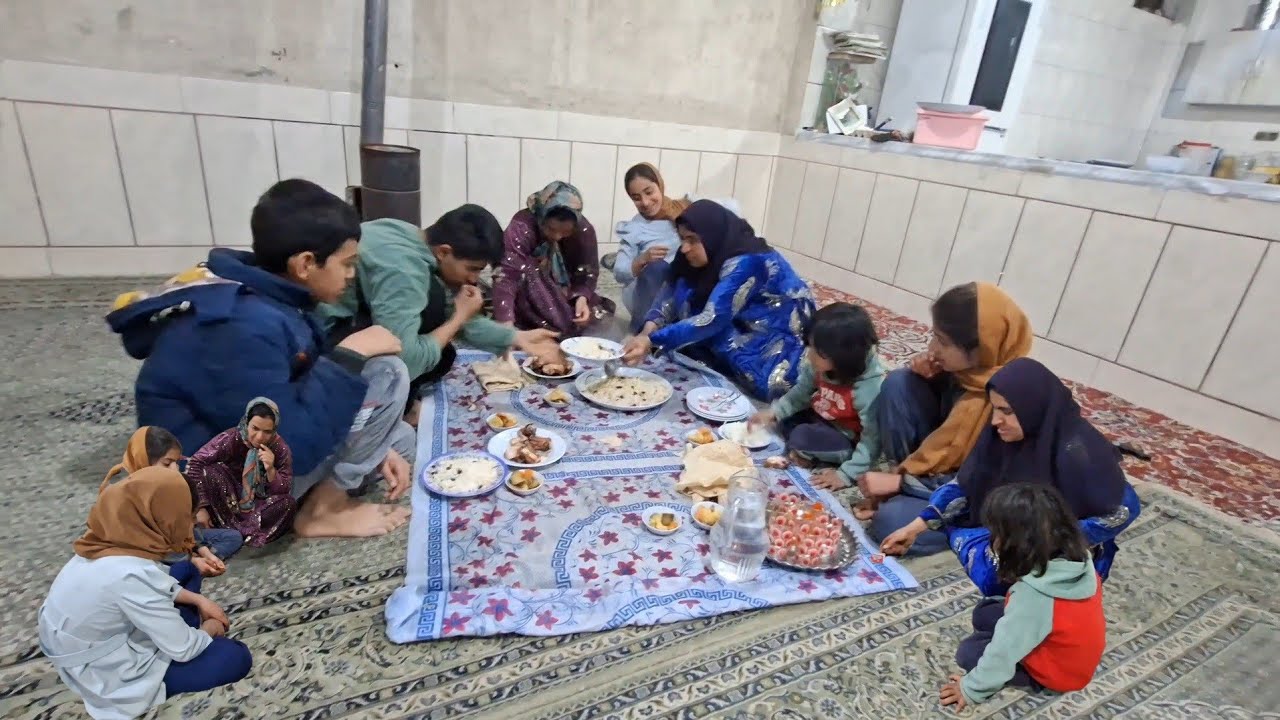 Making delicious dinner