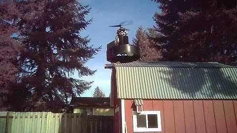 SingleCopter or Coax DualCopter Thrust Vectoring Maiden 2M 2S