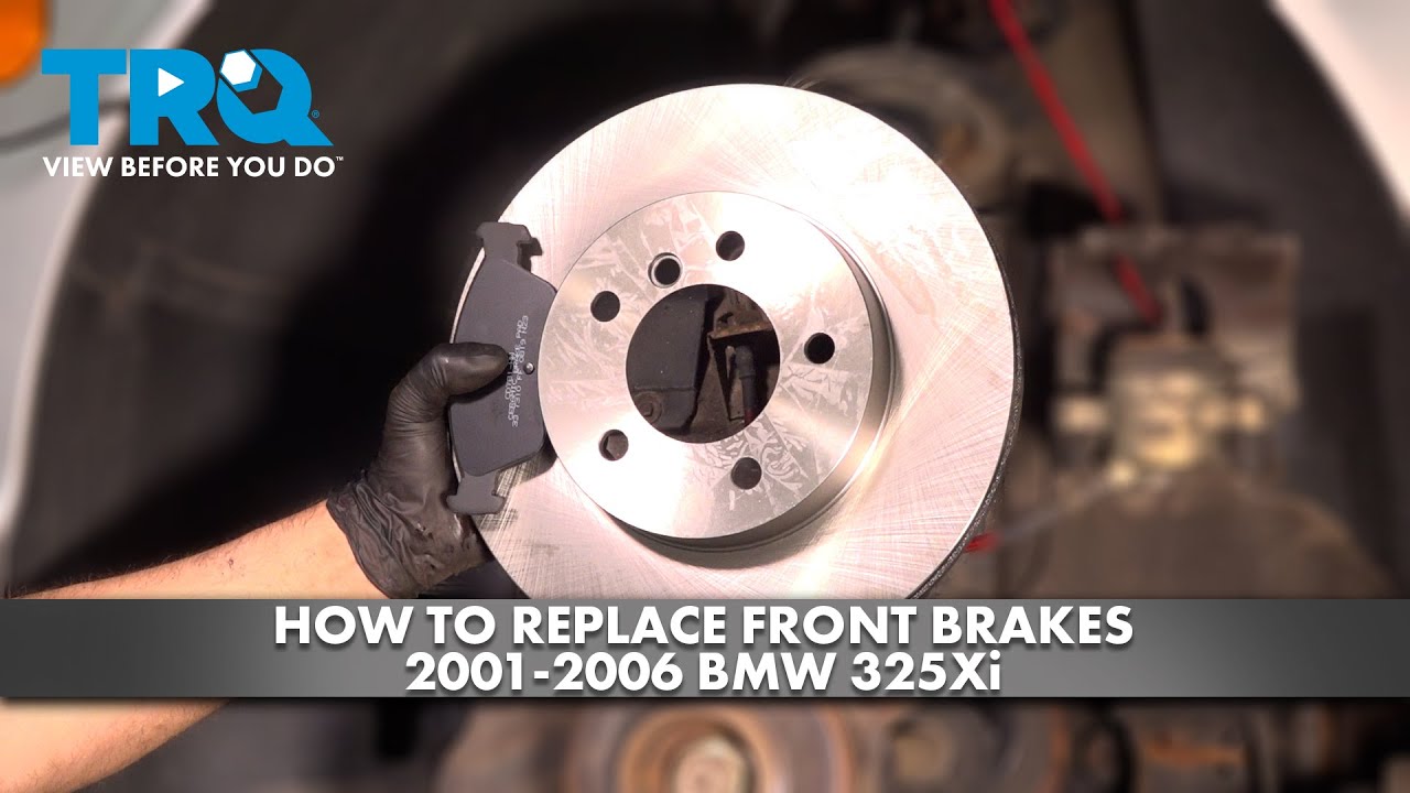 How to Replace Front Brakes 2001-2006 BMW 325Xi - YouTube