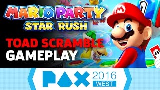 Mario Party Star Rush - Toad Scramble Gameplay