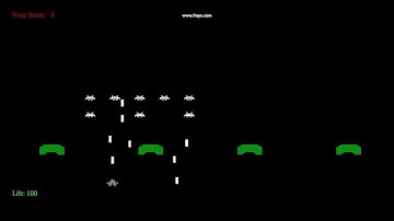 Space Invaders Demo Reel