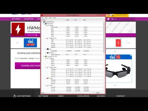 Kiểm tra nhiệt độ máy tính, giữ nhiệt độ cpu luôn an toàn với HWMonitor | Dong Vu
