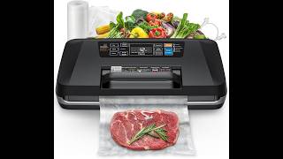 Vacuum Sealer Machine, 230W 95KPa 10-in-1 Food Sealer with Easy-Lock Handle, Dual-Pump