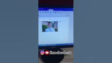 Passport size photo in MS Word #excelwalesir #ytvideoshorts #shortvideo #viral video