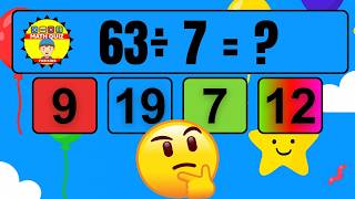 20 Easy Math Questions for Kids | Mixed Operations Quiz