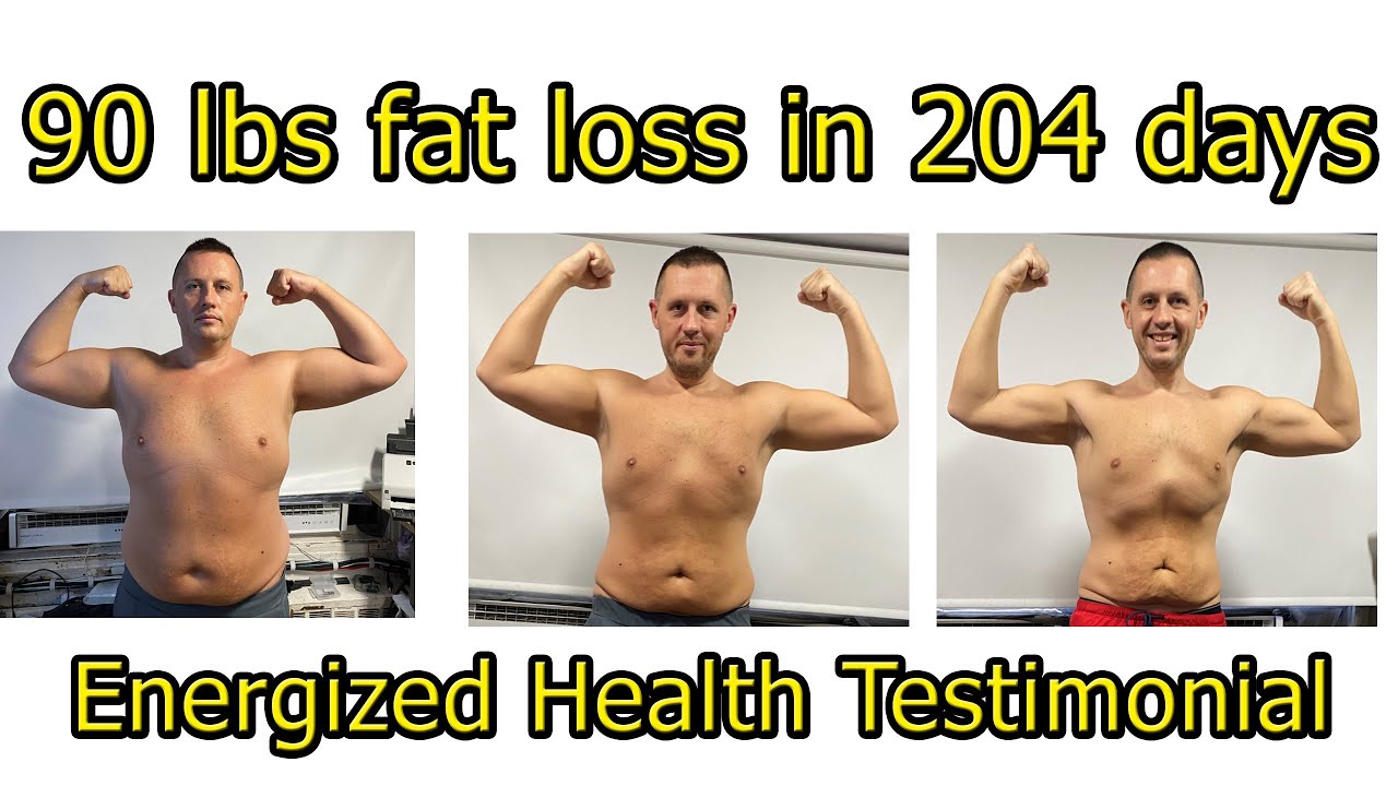 💪 90 Pounds WEIGHT LOSS in 204 Days ENERGIZED HEALTH Program Review Testimonial 