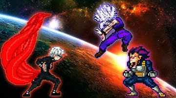 Kaneki Zeed OP VS Beast Gohan (new) & Vegeta Ultra Ego(new) in Jump Force Mugen