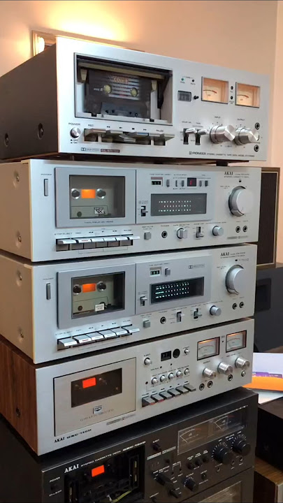 Pioneer Stereo Cassette Deck Akai Stereo Cassette Recorder #pioneer #akai #stereo #cassette #japan