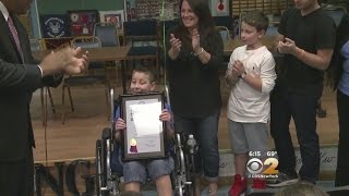Sick Teen Honored