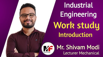 Chapter 2 Work Study (Lecture-1)