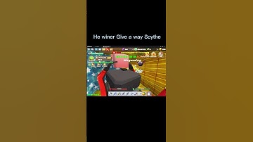 Guy He Winer Of scythe Give a way #blockmango #skyblock #blockmangoadventuremodapk #shorts #bedwars