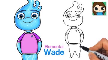 How to Draw Wade 💧 Elemental