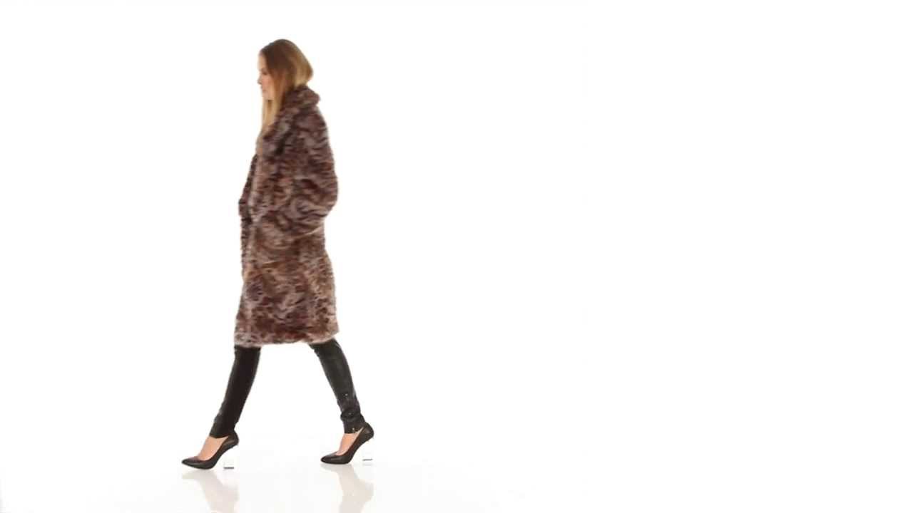 urbancode london faux fur leopard shadow coat YouTube