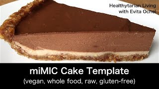 How to Make a Creamy Cake - 3 Step miMIC Cake Template (whole food vegan, oil-free)
