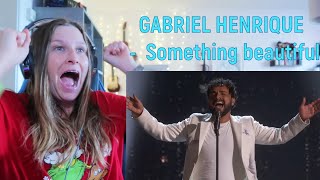 GABRIEL HENRIQUE - SOMETHING BEAUTIFUL (AGT) | REACTION