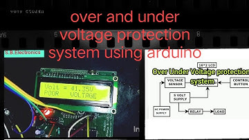 Over voltage and under voltage protection system| Arduino voltage sensor