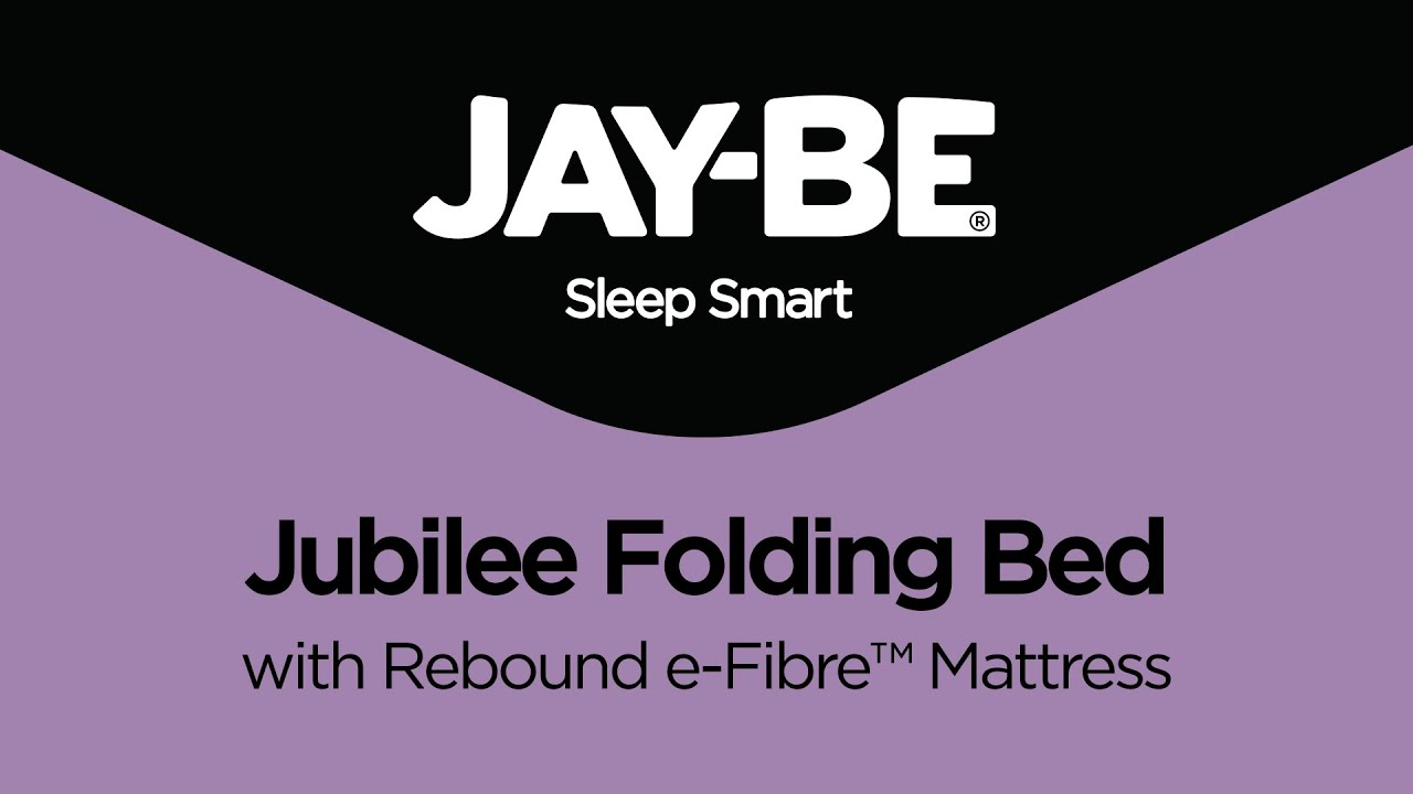JayBe® Jubilee Folding Bed with Rebound eFibre® Mattress YouTube