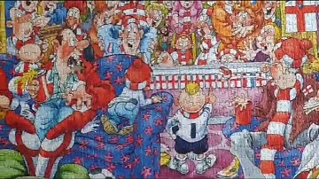 Wasgij Original 21 - Football Fever puzzle solution