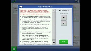 How to Perform the Intellislope Roll and Pitch Calibration on the Ag Leader® Integra Display