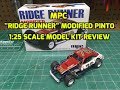 MPC Ridge Runner Pinto Modified 1/25 Scale Model Kit Build Review MPC906