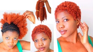 People will think it’s your hair/ I tried the TikTok trend /crochet kinky on short natural hair