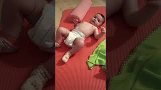 Baby Misha At 5 Months Goes In For Sports #Baby #Sports #Boy #5Месяцев #Малыш #Спортивный