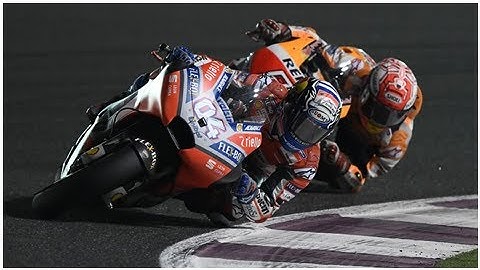 MotoGP Qatar video: last corner pass by Marc Marquez on Andrea Dovizioso