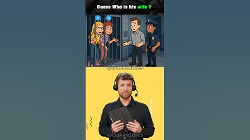 Can You Guess Who His Real Wife Is? #logicpuzzles #brainteasers  #riddle #viralshorts #viral #short