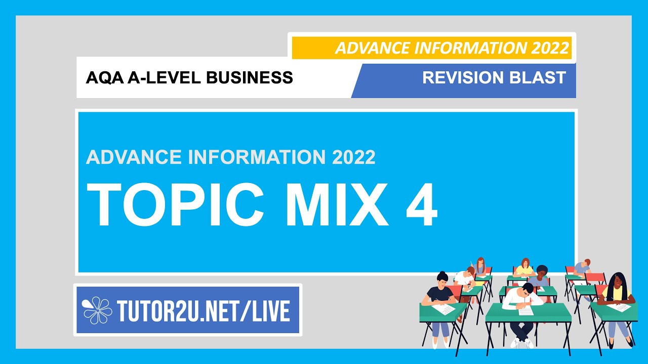 AQA A-Level Business | Advance Info 2022 Revision Blast | Topic Mix 4