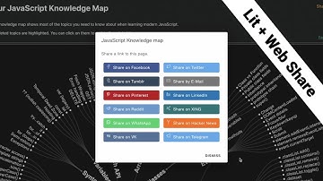 Build a Web Share API web component with Lit