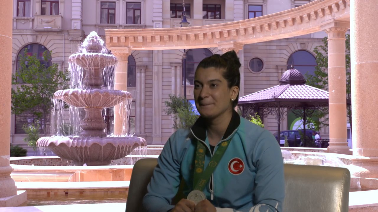 games people play KAYA Rabia from Turkey sharing silver medal in Weightlifting Women's 75kg event