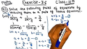 Exercise 3.6  Q.no 1(viii) chapter 3 |Class 10 | maths| NCERT solutions by chapra study point #ncert